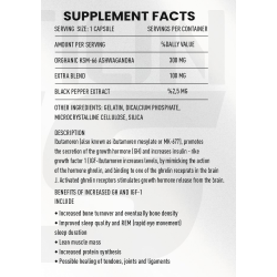KSM-66 Ashwagandha Zeus Nutrition Extract 60 Kapsül